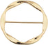 Round Twisted Circle Silk Scarf Ring Brooch for Women Girls Minimalist Shawl Scarves Buckle Wrap Clip Fashion Dress Accessories Decoration Jewelry...