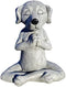 4.7" Meditation Dog Statue Yoga Dog Garden Decor Buddha Art Sculptures Home Ornament Garden Decoration, Home Decoration (Meditation Dog Statue, Do...