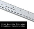 Ludwig Precision Aluminum Straight Edge Ruler, 12-INCH, Silver...
