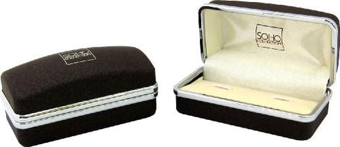 Cuff-Daddy Crystal Cufflinks in Pink with Travel Presentation Box - Perfect Cufflinks for Men and Wedding...