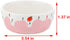 2 Pcs Hamster Ceramic Bowl, Small Animals Anti-Turning Food Water Bowl for Rabbit Hamster Guinea Pig Hedgehog Squirrel (Pink and Red)...