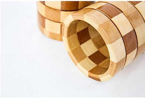 Bamboo Kitchen Tool Holder, Round Shaped Bamboo Kitchen Utensil Holder and Organizer...