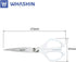 Scissors (737) - Multipurpose, Ultra Sharp Blade Shears, Softgrip, Stainless Steel Sewing, Comfort TPR Grip, Crafting Scissors for Office and Home...