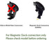 Strong Suction Mount w/Magnetic Cradle for Escort IX IXc Max 3 4 Max360C /Year 2020 Max 360 Redline EX Beltronics GT360 Cobra DualPro Radar Detect...
