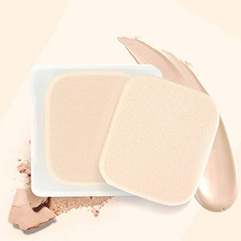 KOOBA 2pcs Square Makeup Sponges with 1 Travel Case, Beauty Face Primer Compact Powder Puff, Blender Sponge Replacement for Cosmetic Flawless Foun...