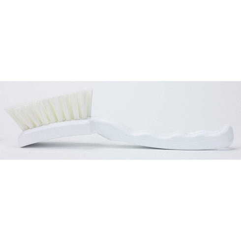 SPARTA 41395EC02 Plastic Scrub Brush, Detail Brush, Kitchen Brush With Hanging Hole For Cleaning, 7 Inches, White, (Pack of 6)...