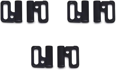 3 pieces plastic bikini clasps closing hooks for swimsuits lingerie replacement bra clasp button sewing fasteners black...