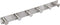 Coat Rack Wall Mounted Adhesive & Screw in, Stainless Steel Metal Coat Hooks for Door, Hook Rail with 6 Round Hangers for Hanging Hat Towels Cloth...