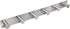 Coat Rack Wall Mounted Adhesive & Screw in, Stainless Steel Metal Coat Hooks for Door, Hook Rail with 6 Round Hangers for Hanging Hat Towels Cloth...