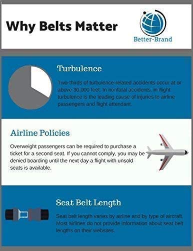 Adjustable 7-31" Airplane Seat Belt Extender - Universal Seat Belt Extender for Airplanes - FITS All Airlines in US Except Southwest 1...