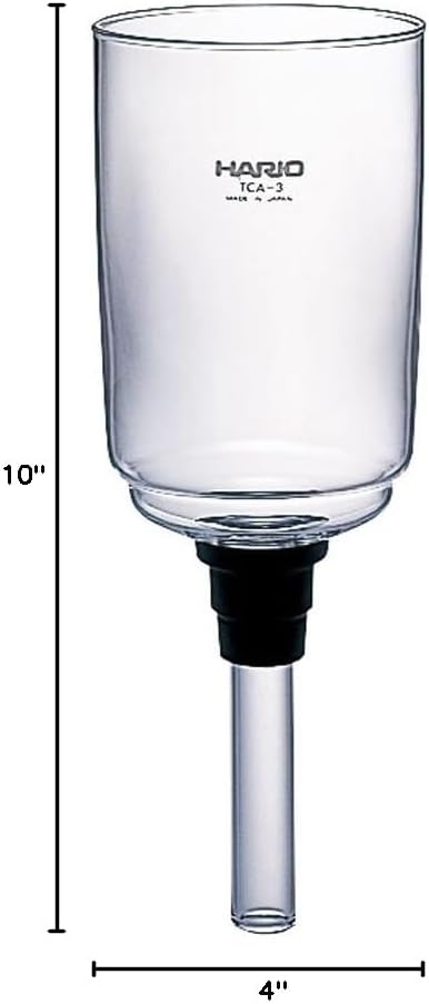 Hario Upper Bowl for Coffee Syphon TCA-3, 3 Cup, Transparent...