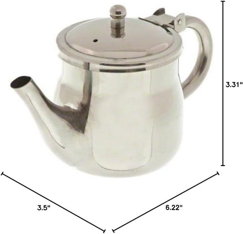 Update International - FBA_GNS-10 (GNS-10) 10 oz Gooseneck Teapot...