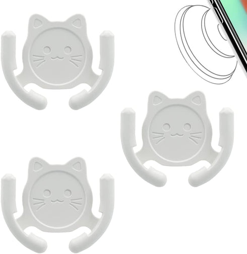 Multi-Surface Holder Car Mount 3 Pack Compatible for Popsocket Grip Holder for Pop Socket Mount Device Support Accessory Home Office Desk Wall Mou...