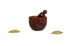 Acacia Wooden Mortar and Pestle Set | Kitchen Tool for All Grinding Purpose| Garlic Mustard Black Pepper Crusher| Medicine and Herb Crusher| India...