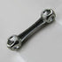 SaiDian 2Pcs Dog Bone Hexagon Wrench Mini Pocket Wrench Bicycle Repair Tool Metal Bicycle Spanner 6-12mm Hexagon Holes Silver Multi-Tool...