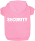 Security Dog Hoodies Dog Clothes Apparel Winter Sweatshirt Warm Sweater Cotton Puppy Small Dog Hoodie for Small Dog Medium Large Dog Cat (Pink, XX...