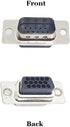 D-Sub Connector Crimp Unshielded Plastic Hood DIY Kit (High Density DB15, Male)...