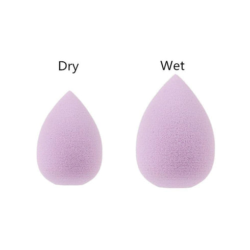 6PCS Mini Makeup Sponge Small Beauty Sponge Blender Set for Foundation, Powder, Concealer Highlight,and Eye Shadow, Purple...