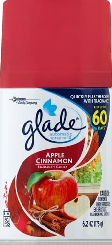 Glade Automatic Spray Refill, Air Freshener for Home and Bathroom, Apple Cinnamon, 6.2 Oz...