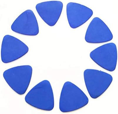 10 Pieces Universal Triangle Plastic Pry Opening Tool for Mobile Phone Laptop Table LCD Screen Case Disassembly Blue Guitar Picks...
