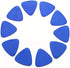 10 Pieces Universal Triangle Plastic Pry Opening Tool for Mobile Phone Laptop Table LCD Screen Case Disassembly Blue Guitar Picks...
