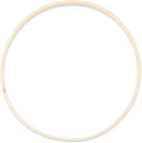 Bamboo Rings for Crafts, Macrame, and Dreamcatchers (9 in, 12 Pack)...