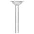 Oumefar Sausage Stuffer Tubes Stainless Steel Stuffer Filling Tube Sausage Wide Mouth Manual Filling Funnels Nozzles Spare Parts Meat Grinder Acce...