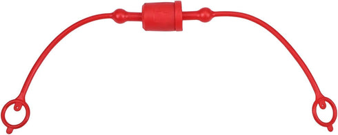 1/4'' ISO-B 5675 7241 AG Hydraulic Coupler Male Female Dust Cap and Plug Cover Kit Compatible with AG style Hydraulic Quick Connect Coupling Red C...