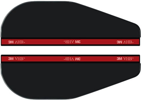 Mirror Rain Visor Eyebrow,Rear View Side Mirror Rain Eyebrow,Rear View Mirror Visor Guard for Most Car, Truck and SUV (2Pack Black)...