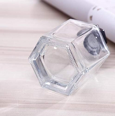 1Pcs 150ml 5 fl oz Empty Refillable Clear Glass Diffuser Bottle Aromatherapy Diffuser Jar Container Fragrance Accessories Use for DIY Replacement ...