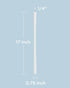 Baby Monitor Mount Smart Baby Monitor, 17 Inch Flexible Versatile Twist Baby Camera Mount for Cameras with 1/4 Threaded Holes, No Tools or Wall Da...