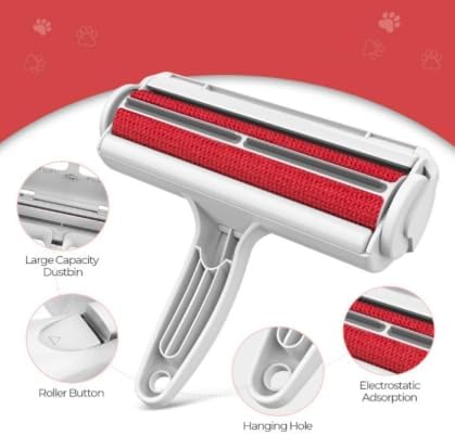 D Fluff Magnet Pet Hair Remover and Reusable Lint Roller - D Fluff Magnet Cat and Dog Hair Remover for Furniture, Couch, Carpet, Clothing and Bedd...
