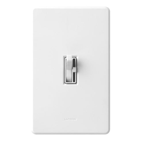 Lutron Toggler 3 Speed Fan Control, 1.5-A Single Pole/3-Way TGFSQ-FH-WH, White...