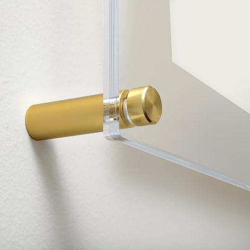 Wexel Art 1.5" Gold Stainless Steel Mounting Hardware for Acrylic Floating Frames (Pack of 4)...