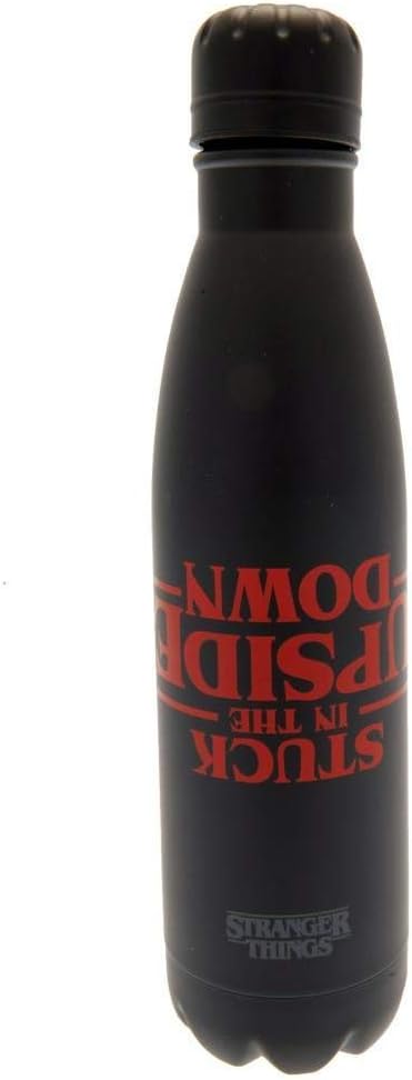 Stranger Things Insulated Metal Water Bottle with Upside Down Graphic 540ml - Official Merchandise...