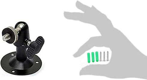 Security Wall Mount for Oculus Sensor Arlo, Arlo Pro,R Stick Up Cam Wired/Battery,GDQLCNXB Metal Security Camera Bracket Outdoor Indoor 360° Rotat...