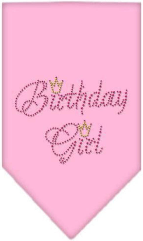 Mirage Pet Products Birthday Girl Rhinestone Bandana, Small, Red...