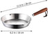UPKOCH Frying Pan Skillet Non Stick Fry Pan Egg Pan Mini Omelet Pans Stainless Steel Pancake Maker Cookware Chef Pan Kitchen Oil Heating Pan for H...