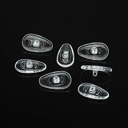 Eyeglasses Nose Pads,Soft Silicone Anti-Slip Nose Pads,Eyeglasses Repair Kits,(15mm Screw-in,5 Pair)...