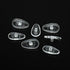 Eyeglasses Nose Pads,Soft Silicone Anti-Slip Nose Pads,Eyeglasses Repair Kits,(15mm Screw-in,5 Pair)...