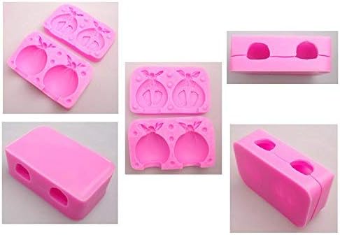 Baby Shower Silicone Candle Mold,3D Baby Foot Silicone Soap Mold Fondant Cake Decorating Candy Chocolate Mould (Boy&Girl)...