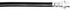 Dynamic Friction Company Front Left Brake Line Hose 350-47274 For 1990-2000 Chevrolet C3500, 1990-2000 GMC C3500...