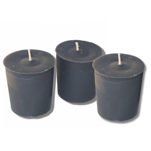 PROTECTION BLEND Palo Santo Sandalwood Scent Red Black Votive Candle for Protection, Banishing Negative Energy, Mini Spell Candles, Strong Scented...