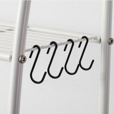 Gutapo 24 Pack Black S Shaped Hooks Small Hanging Hangers for Bathroom Bedroom Office Kitchen Garden...