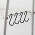 Gutapo 24 Pack Black S Shaped Hooks Small Hanging Hangers for Bathroom Bedroom Office Kitchen Garden...