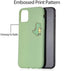 JOYLAND Silicone Matcha Green Couple Phone Case for iPhone 7/8/SE 2020 Lover Cute Cartoon Dinosaur Phone Case Cover Bumper Mustard Green Protectiv...