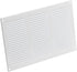 EUROPLAST 12x8 inch Vent Cover with Screen Mesh - White Register Vent Cover - Metal Air Return Grill - HVAC Vent Register for Home Improvement - C...