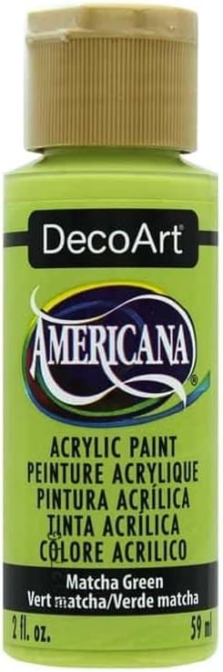 Deco Art Americana Paint 2 OZ GRN, us:one size, Matcha Green -Yellow Green...