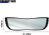 Car Wide-Angle Rearview Mirror, Thickened Anti-glare HD Car Rear View Mirror, Clear Tint Convex Mirror with Personalized Angel Design, Fits Most C...