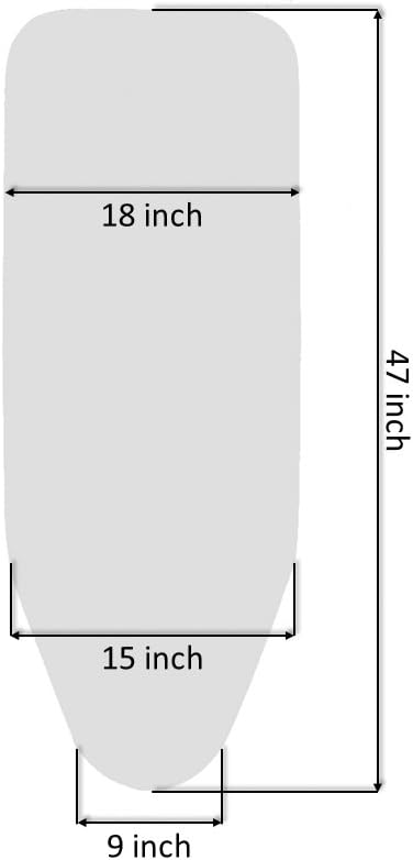 Mabel Home Ironing Board Cover - Fits Extra-Wide Board & Parker Board & CasaHomez Board & Pro Board...